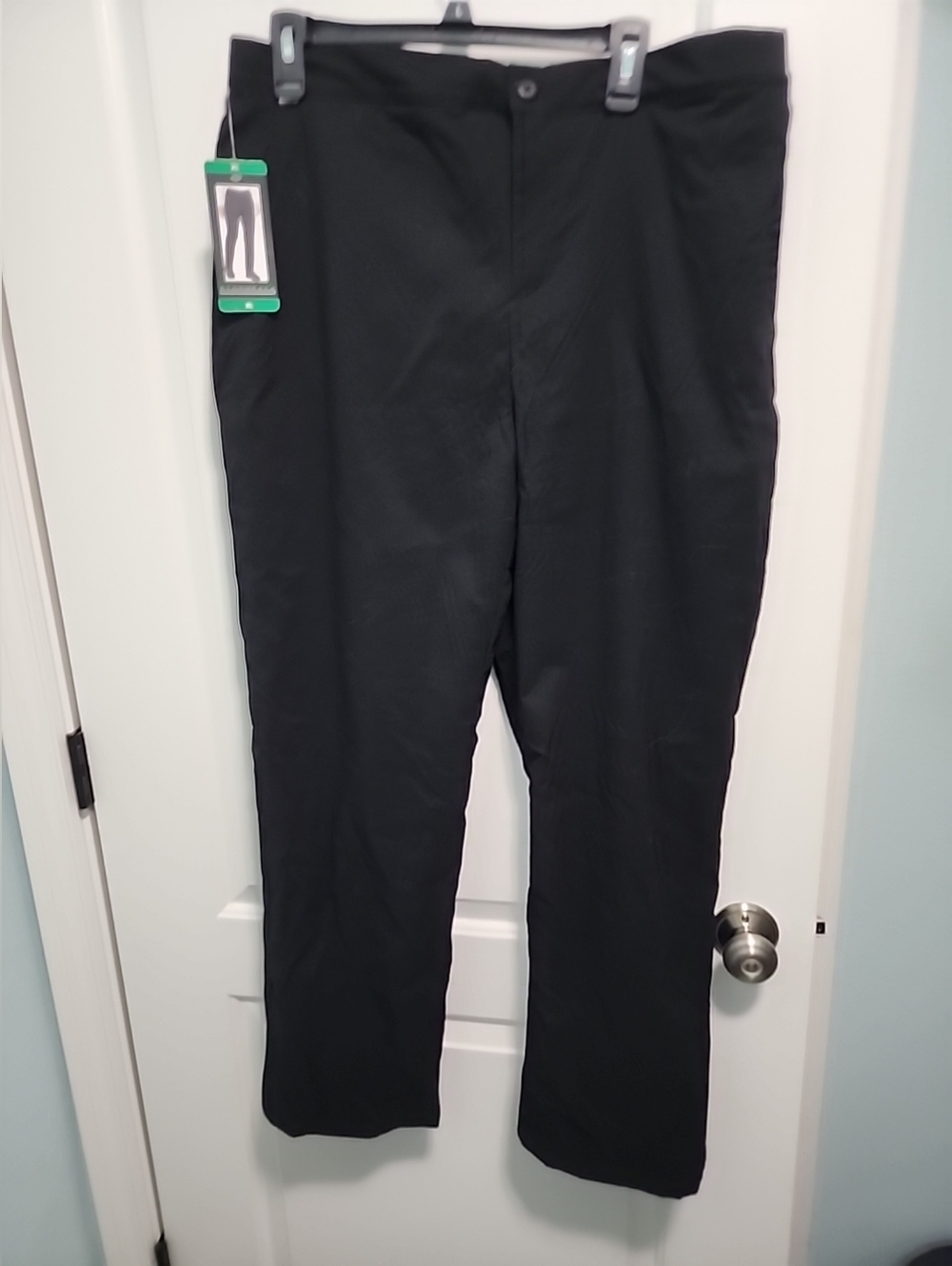Women's Black Dress Pants - Classic Straight Fit Sz XL